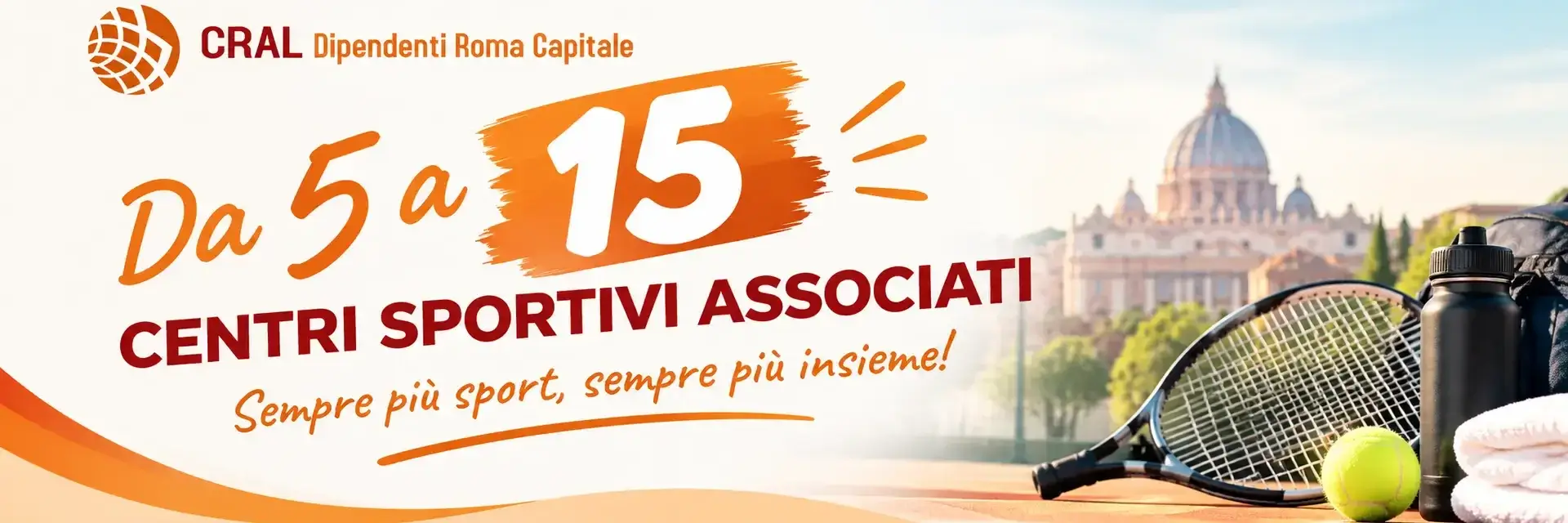 Da 5 a 15 sport insieme a Roma: centri sportivi convenzionati CRAL